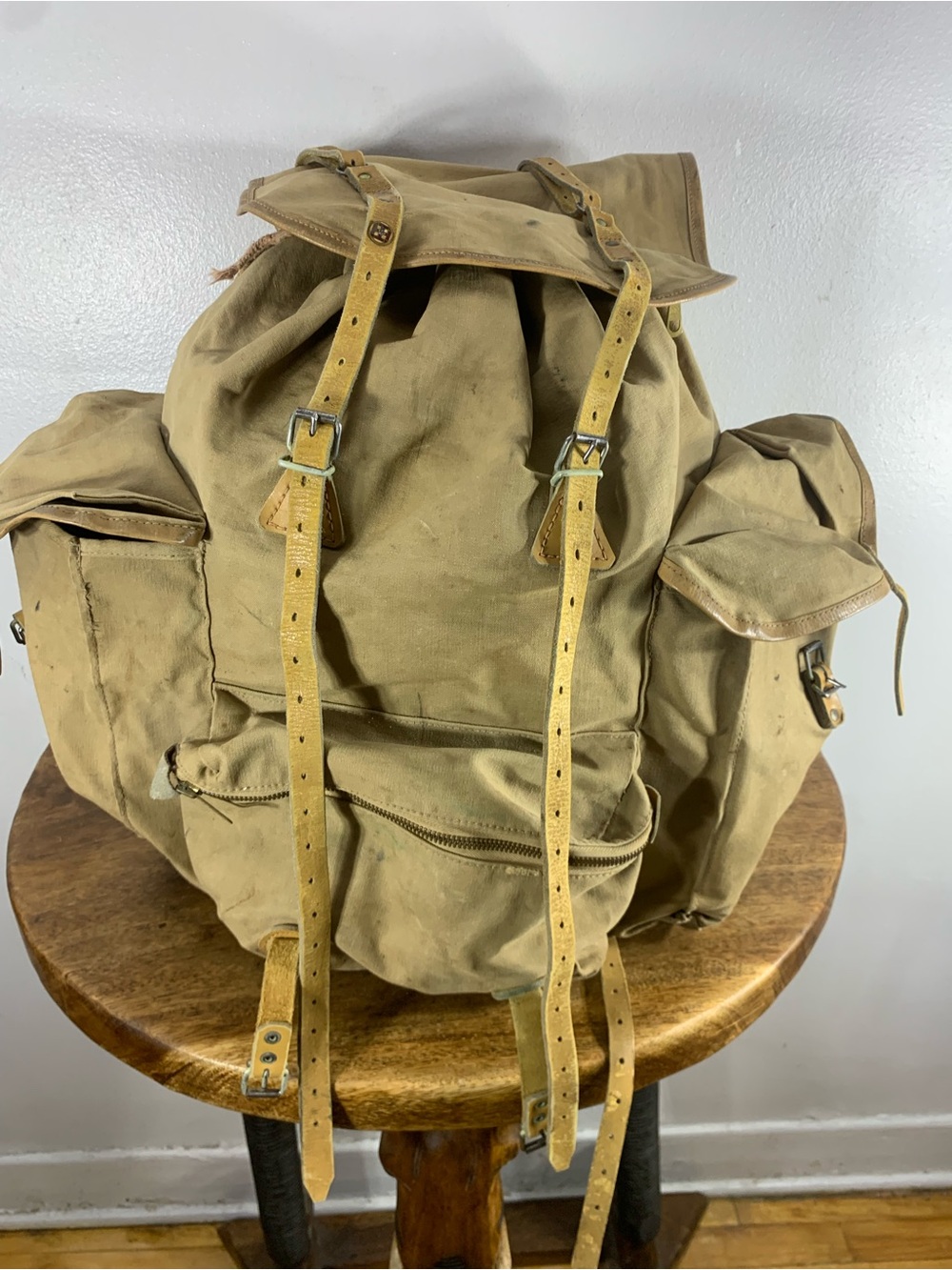 Vintage 1950s - 60s Lafuma French Hiking Backpack